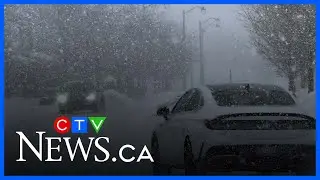 Snowstorm slams the GTA causing hazardous travel conditions and closures