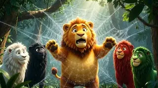 The Chubby Lion Song! 🦁 Come Here! Come Here! | Fun Animal Dance#kidssongs