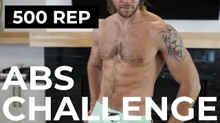 SHREDDED ABS CHALLENGE (500 REPS) |  500 REP ABS WORKOUT CHALLENGE