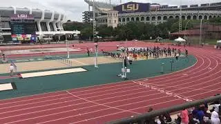 LSU State 5A 110m Hurdles Hamburg defeats the Great Sean Burrell