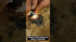 Make Fire from an Empty Lighter with This Hack