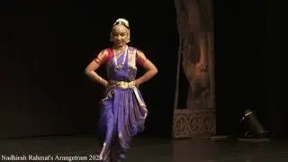 Arangetram Nadhirah Rahmat: Varnam - Sakhiye Intha Jalam