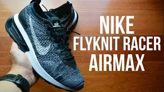 Nike Air Max Flyknit Racer 'Oreo' Unboxing Black White // By L1M