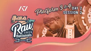 2025 USA Powerlifting Raw Nationals | Day 2 - Session 2 Platform 3 & 4