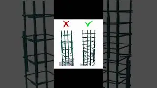 Staggered Lapping in Column #construction #engneering #engneering