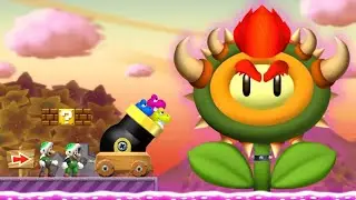New Super Mario Bros. Wii RVLution Edition &ndash; 2 Player Co-Op Walkthrough Part 5 (Final Part & Ending)