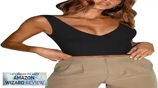 REORIA Women&rsquo;s Sexy Plunge Deep V Neck Sleeveless V Backless Slim Fit Review