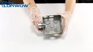 Rigid conduit compression connector to electrical box