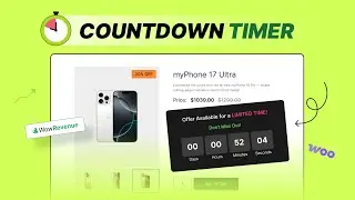 Add Sales Countdown Timer for WooCommerce (Instant Setup)