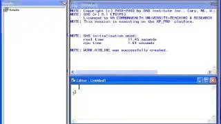 Intro to SAS