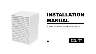 How to Assemble Caydo 15 Slot Wooden Organizer