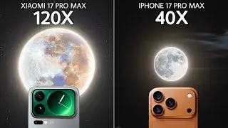 Xiaomi 17 Pro Max VS iPhone 17 Pro Max | Live Moon Zoom Test