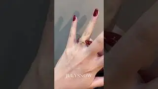 Unique Bamboo Ring Design 🎋 Emerald Cut Engagement Ring | Julysnow Jewelry