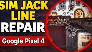 How To Repair Sim Juck Line Google Pixel 4 | Google Pixel 4 Sim Track Repair #repairmastermind 