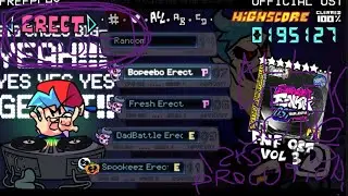 Playing all FNF week songs on ERECT MODE! (mobile)