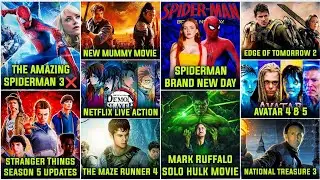 Stranger Things S5 : Spiderman 4 : Hulk Movie : TASM 3 : The Mummy 4 : Demon Slayer : Marvel News