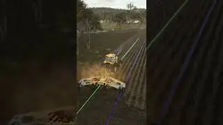 Chopping Cotton Stalks