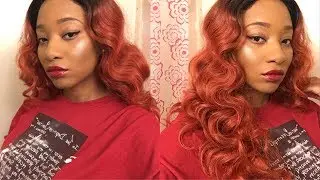 Orange Hair | Sensationnel Empress lace parting wig Dee