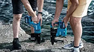 Перфораторы и отбойник MAKITA XGT | Пляжные тесты