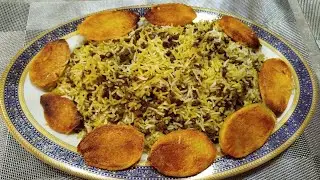 Adas Polo 🍚 Persian Lentil Rice with Crispy Potatoes