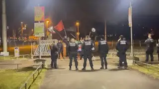 Bad Cannstatt 06.02.2026 Aufmarsch der Linksextremen