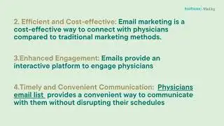 What is the use of physicians email list
