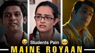 😞 evary students pain 🥺 || heart touching  video 📸 students life #studentlife #students #viral #upsc