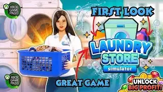 LAUNDRY STORE SIMULATOR - FIRST LOOK XBOX SERIES X (2025)