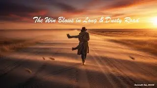 Wind Blows in Long & Dusty Road, Front-and-Center Vocals, USA Country-Folk Ballad, Acoustic, Soulful