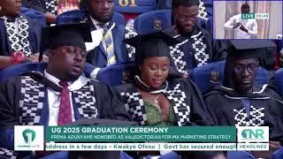 UG 2025 Graduation Ceremony: Frema Adunyame Honored as valedictorian for MA Marketing Strategy