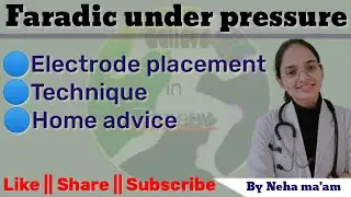Faradic under pressure|| faradic current|| under pressure || Electrotherapy