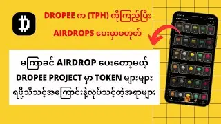 Dropee Project က Trading Per Hour ကိုကြည့်ပြီး Airdrop ပေးမည်မဟတု်ပါ?