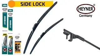 How To Install Heyner Hybrid Wiper Blades On Side Lock Side Pin Wiper Arm PH-2B