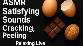 ASMR Satisfying Cracking & Peeling Sounds | Relaxing Live #live #ASMR #shorts