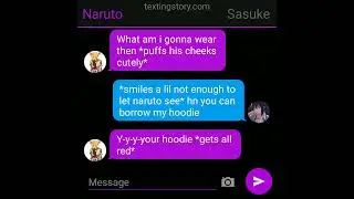 Sasunaru texting story my little fox part 4 yayyyy thanks soo muchh #sasunaru 