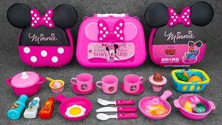 Minnie Mouse 2025 🎀 Set Unboxing de spa y belleza rosa de Minnie, colecci&oacute;n de juguetes Disney