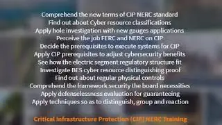 Critical Infrastructure Protection CIP NERC Training ‐ Tonex.Com