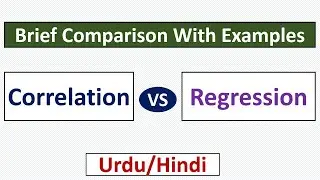Correlation vs Regression-A Brief Comparison-Urdu/Hindi