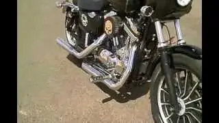 Burly Slammer Kit on a Sportster