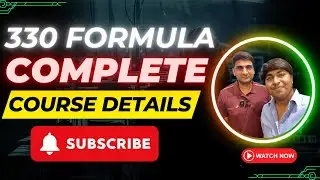Complete Course Details of 330 Formula #trading #nifty  #mcxliveresearch #delhiwaleguruji #dwgalgo