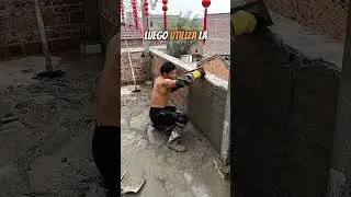 En China, est&aacute; prohibido revocar menos de 80 metros de pared por d&iacute;a👷🏻&zwj;♂️🚧 #construccion #diy