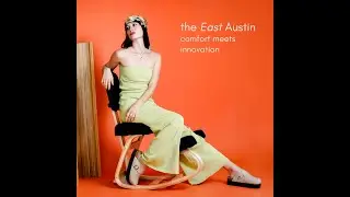 Стул для сидения на коленях Sleekform East Austin, обеспечивающий поддержку осанки и комфортную э...
