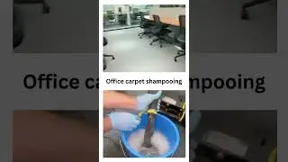 Office Carpet Shampooing in Dubai | Deep Clean Results! 🧼💦   #machine #beforeafterresult