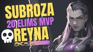 TSM SUBROZA SMOOTH REYNA GAMEPLAY ON ASCENT |20 ELIMS MVP - VALORANT
