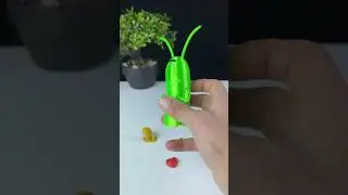 3D Printed Plankton SpongeBob Fan Art by PressPrint