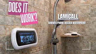Waterproof Shower Phone Holder by Lamicall! My review!