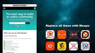 Meeps: a great alternative to Patreon, Memberful, Substack, and Gumroad