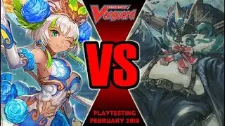 Blue Ahsha Vs Big Belly - Cardfight Vanguard Playtesting February 2018