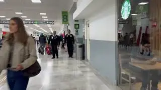 Аэропорт Бенито Хуареса в Мехико, вид изнутри