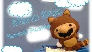 Fieltro Mario Bros // Mario Bros Tanooki Plushie